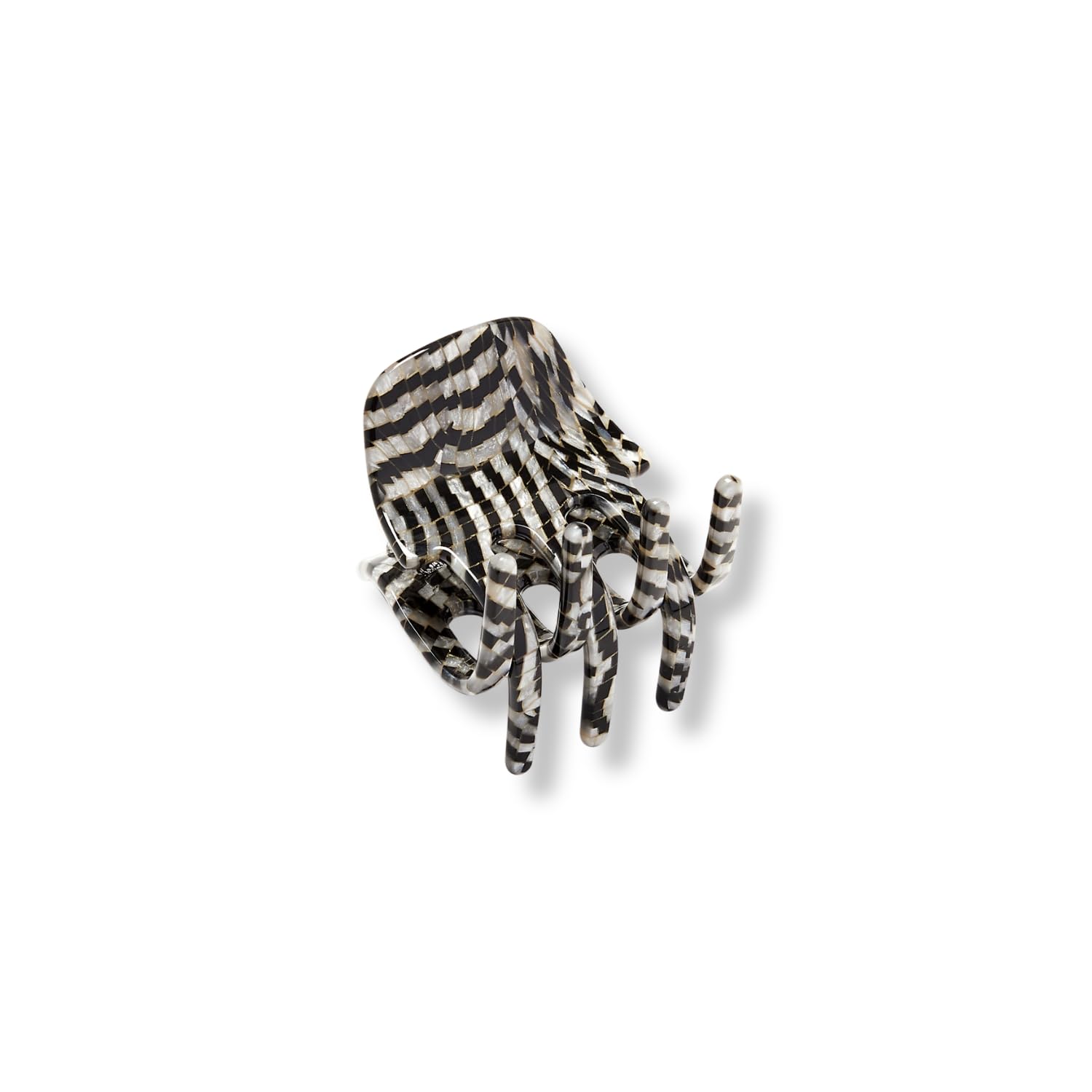 MACHETE Women Hair Clip Mini Claw Clip, 1.25 inch Hair Clamps Fashion Hair Accessories (Perle Noir)