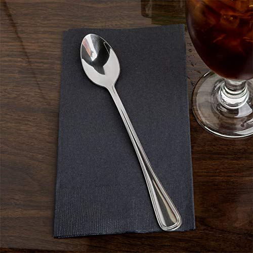 (Set Of 12) Tuscany Iced Tea Spoons With Long Handles, Heavy Weight 18/0 Stainless Steel Restaurant/Catering Silverware Flatware Spoons, Commercial Quality Teaspoon Set #TOP4