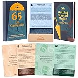 Better Days Coping Cards – 65 Skills & Exercises to Cope with Stress, Anxiety, & Anger – 3.5" x 5" Therapy Flashcards with Affirmations and Guidebook – Nurture Emotional Resilience & Mental Health