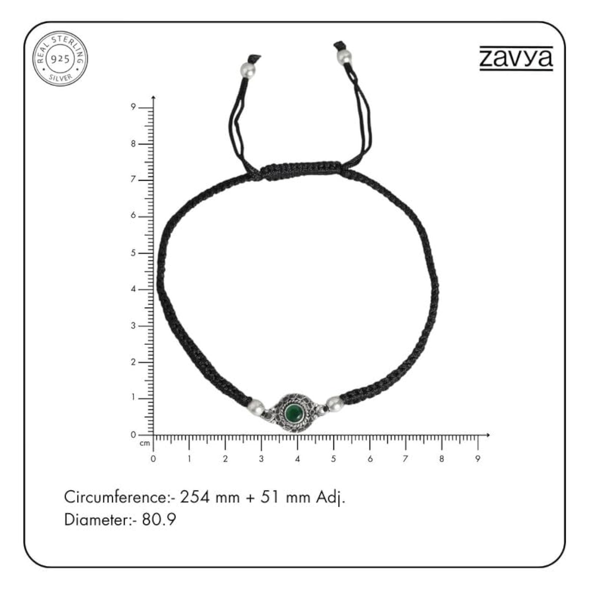 Women's 925 Sterling Silver Cubic Zirconia Gentle Thread Anklet