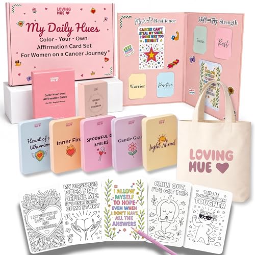 Cartes d'affirmation à colorier contre l'anxiété de la chimiothérapie