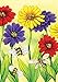 Toland Home Garden Zinnia Flight 28 x 40-Inch Decorative USA-Produced House Flag