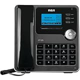 RCA RCA-IP125 3-Line HD Voice Full Duplex IP Phone with PoE