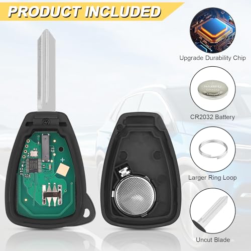 Llavero acabado premium para Chrysler Sebring Aspen y Dodge Durango Nitro 5
