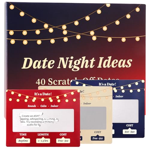 A Romantic Date! 40 Fun and Attractive Scratch Off Card
