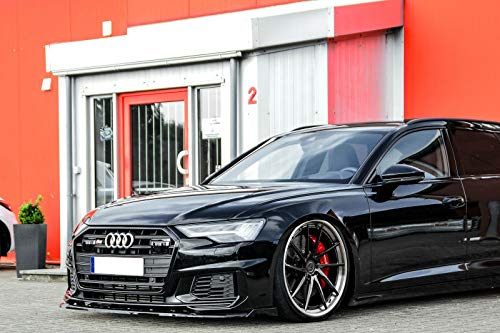 Spoiler avant A6 S6 4K C8 avec ailettes Flügel pour protection et aérodynamisme