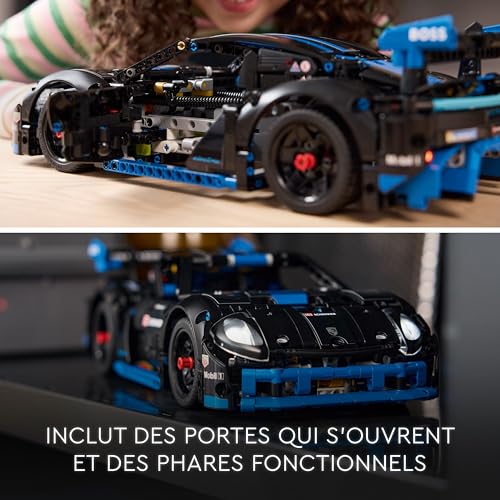 LEGO Technic Voiture de Course Porsche GT4 e-Performance - Modèle Télécommandé - Cadeau Interactif pour Les Enfants Garçons et Filles Qui Aiment Les Véhicules de Luxe à Partir de 10 Ans 42176