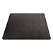 Deflecto EconoMat Chair Mat, for Carpet, Straight Edge, Black, 46” x 60”