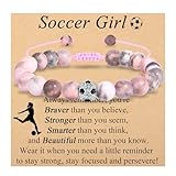 OAVOOK Soccer Girl Gifts Soccer Bracelets for Teen Girls for Teenage Girls,...