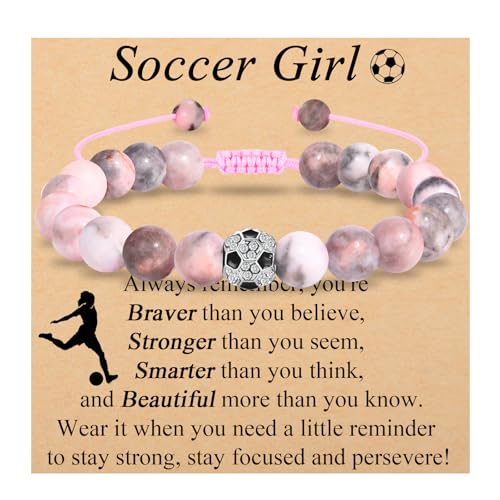 OAVOOK Soccer Girl Gifts Soccer Bracelets for Teen Girls for Teenage Girls, Daughter,...
