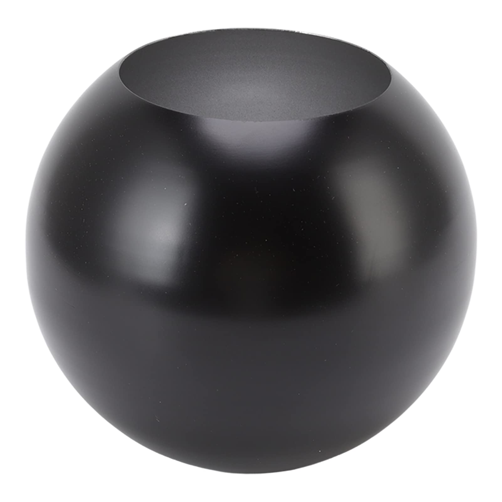 Vase Rond En Acier Inoxydable - Style Nordique, Noir Mat - Déco Moderne Pour Salon, Chambre, Bureau Ou Mariage - 8