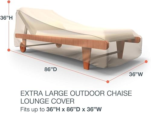 Miniatura 3 de Budge Sendona - Funda para tumbona doble, color marrón