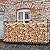 HENAYUK Firewood Rack Outdoor, 8FT Firewood Log Rack with Extra Bumper Wood Racks Outdoor for Firewood, Heavy Duty Metal Log Rack Stacker Holder for Patio Outdoor