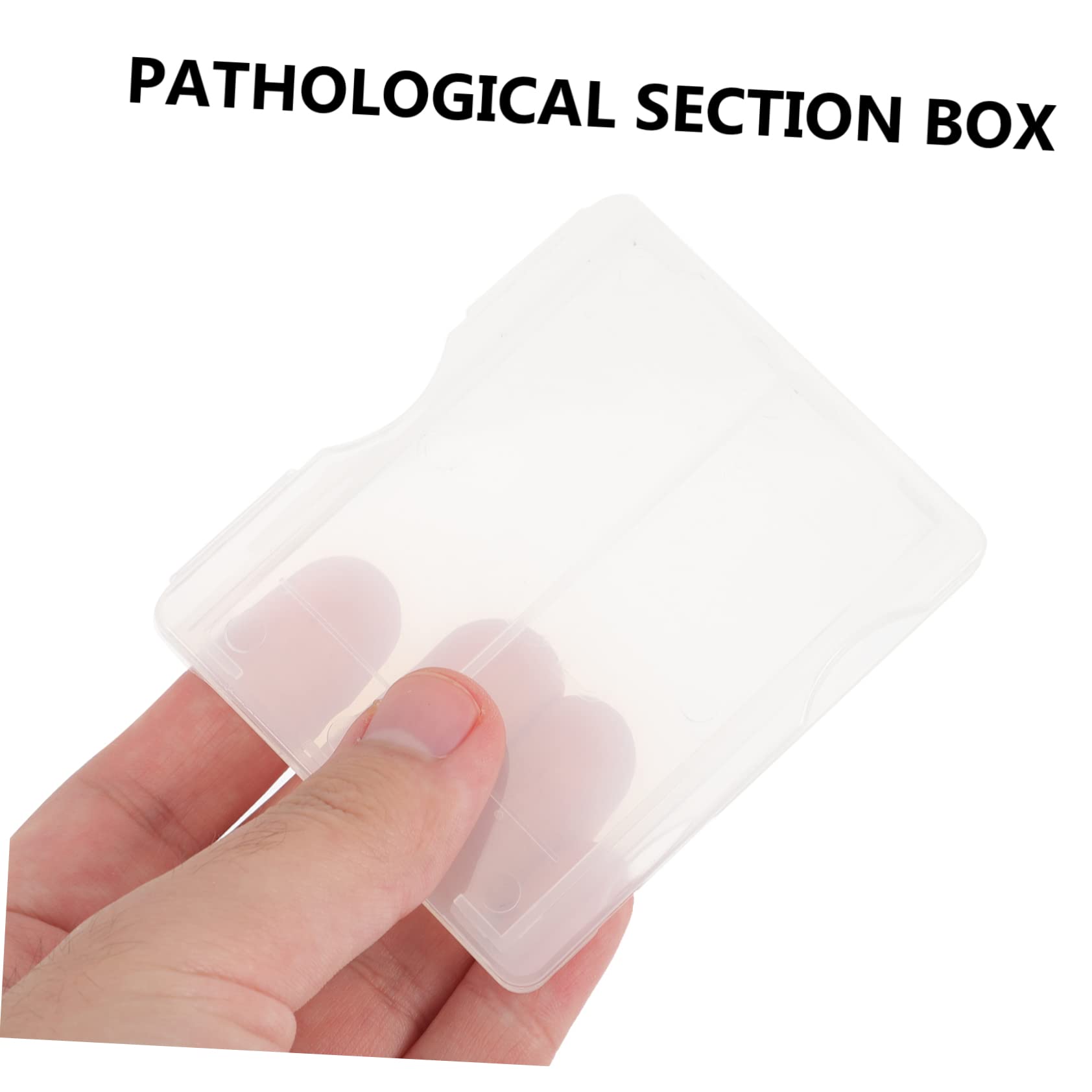 SOLUSTRE 100piezas Caja De Diapositivas Transparente Para Guardar De Caja Para De Accesorios Para Para Uso La Escuela
