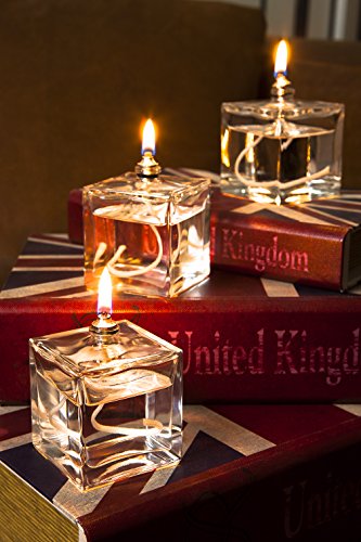 Mini Cube Oil Candle Lamps Set