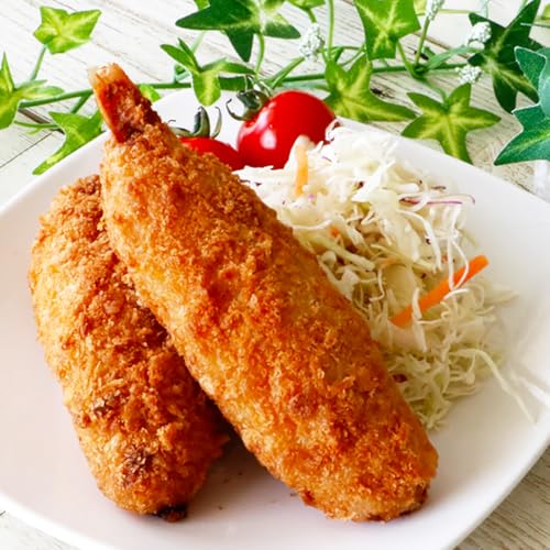 【北海道いいねマーケット】箱館名物!エビまるごと贅沢コロッケ 甘みたっぷり熟成男爵×ぷりぷり海老 惣菜 冷凍おかず ごちそうコロッケ 太田食品 男爵コロッケ工房