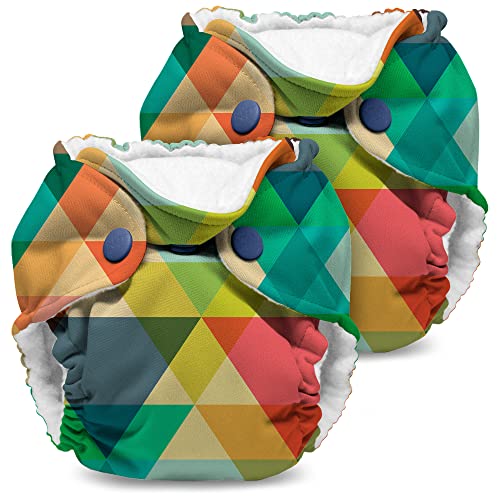 Image of Kanga Care Lil Joey Newborn All in One AIO Cloth Diaper (2pk) Finn 4-12lbs