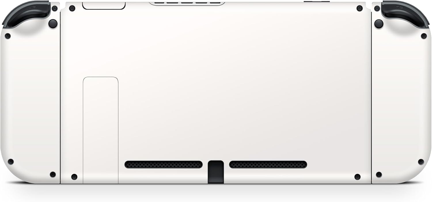 Tacky Design Solid Skin Compatible with Nintendo Switch Skin Wrap Cover, Classic Skin for Switch Stickers, Premium 3M Vinyl (Soft Ivory, Nintendo Switch (2017))