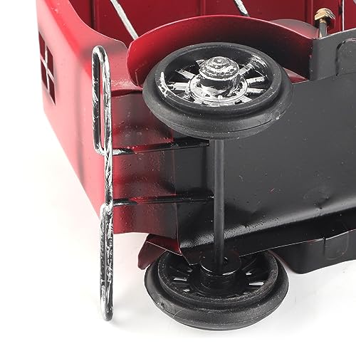 Modelo de carro clássico em miniatura, modelo de carro clássico estanho sólido e prático design vint