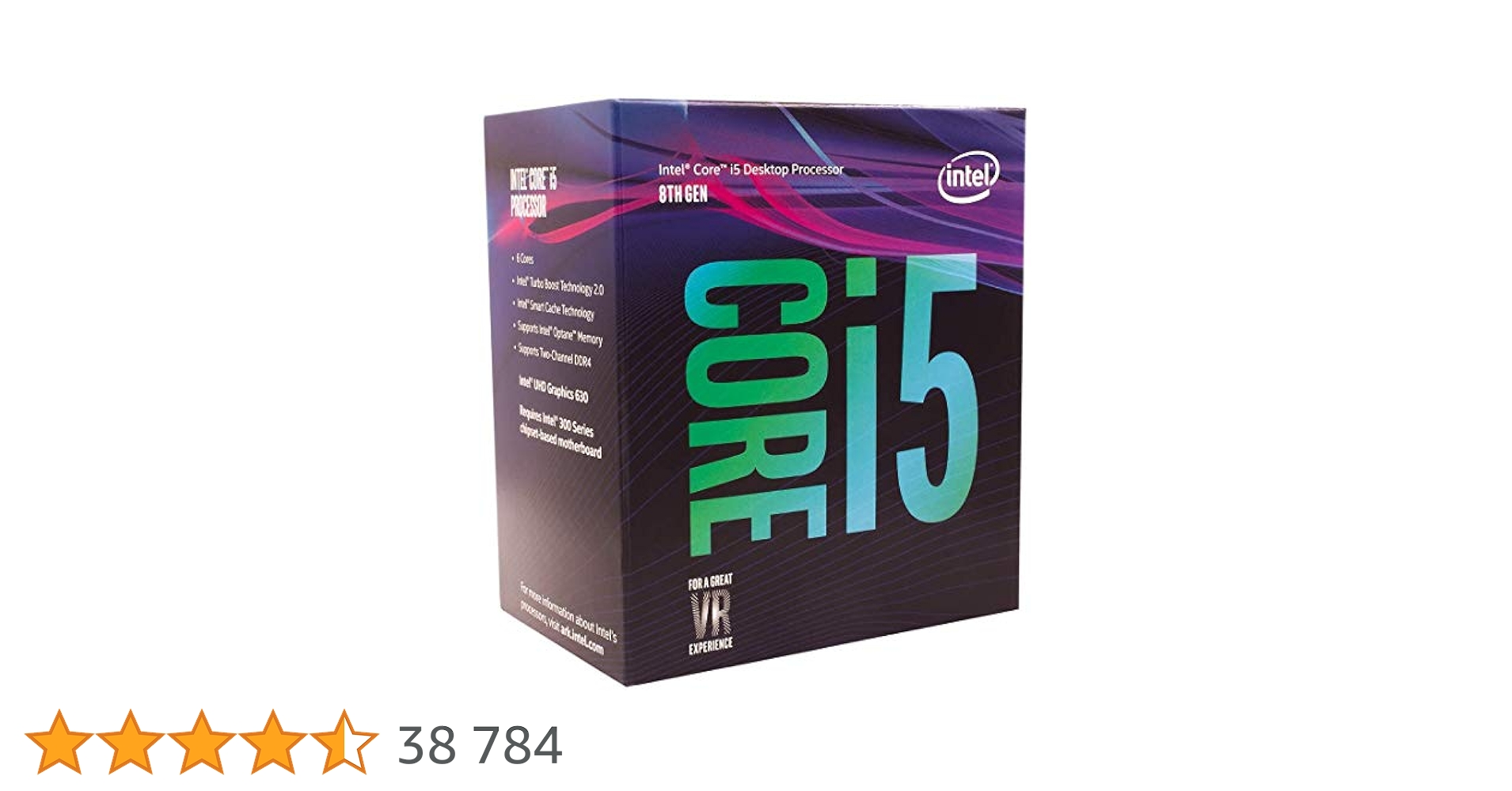CPU Intel Core i5-8400 ×5個 Intel Core i5-8400, 2.8 GHz, 9 MB, BOX (BX80684I58400