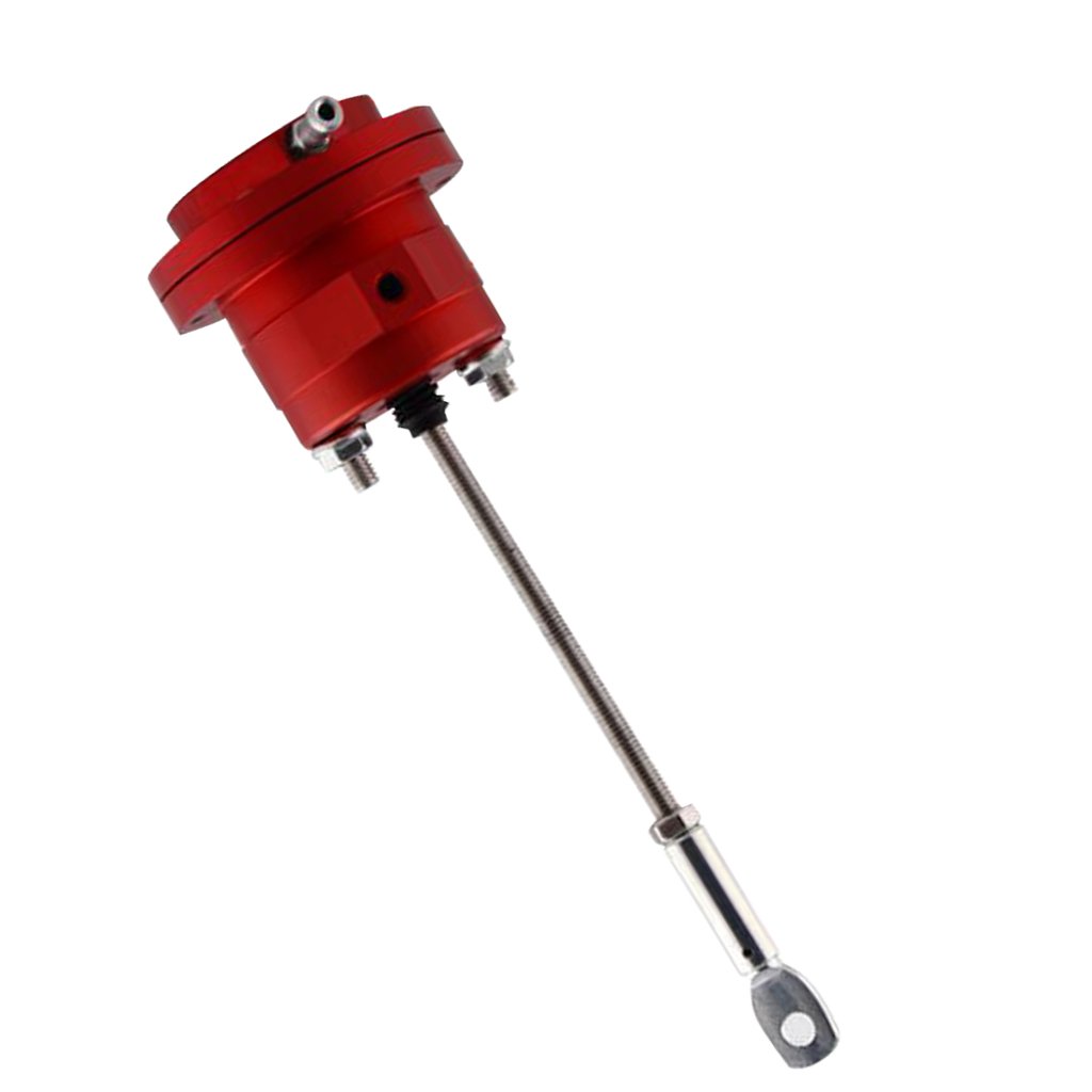 Turbo verstellbarer Wastegate-Stellantrieb Universal mit 6 x Feder & 4 x Stange rot