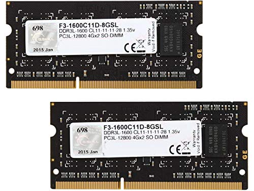F3-1600C11D-8GSL 8 GB