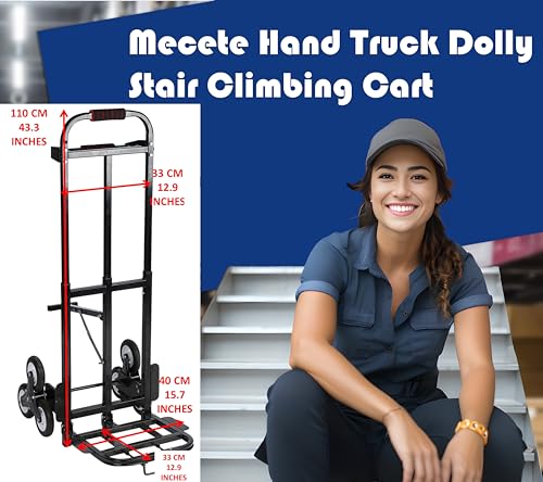 Mecete GCC-ALL Hand Truck Dolly – 6 Years In Service – Stair Climbing Cart thumb #2
