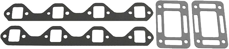 Jogo de juntas do coletor de escape Sierra 18-0603 para motor Ford 302/351 – 1 conjunto