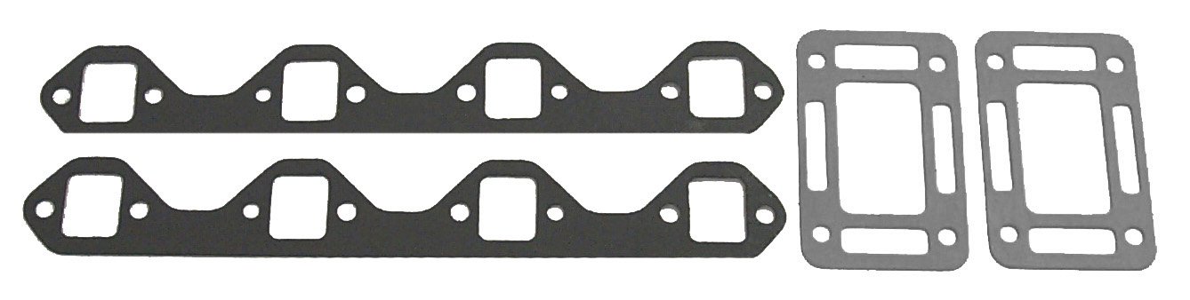 Sierra 18-0603 Exhaust Manifold Gasket Set - GLM 39920 , white
