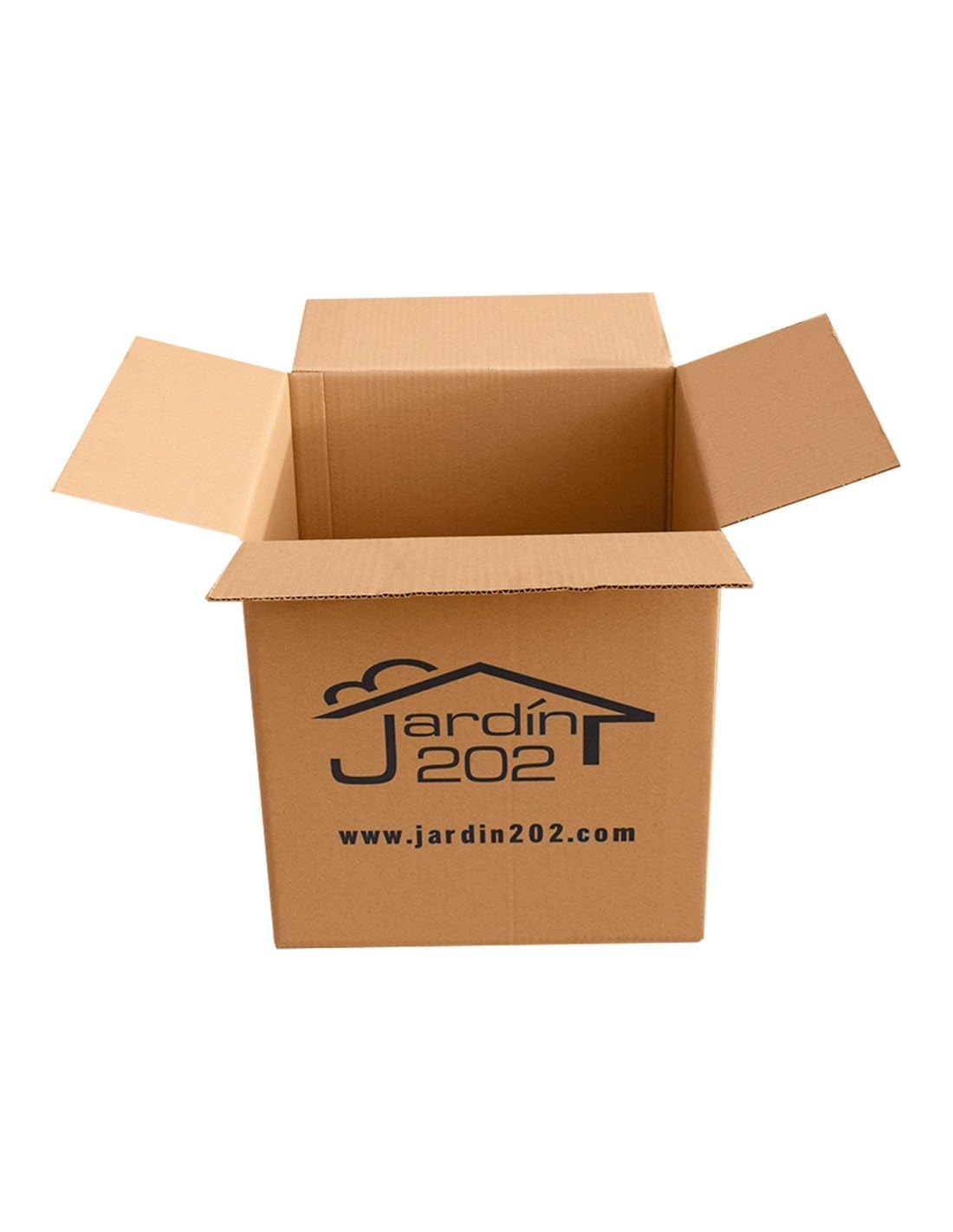 Jardin202 - Cajas de Cartón para Mudanza y Almacenaje – Varias Medidas, Resistentes y Reutilizables - Set de Cajas de Cartón Multi-Tamaño | 40x50x33cm - Pack 20 uds