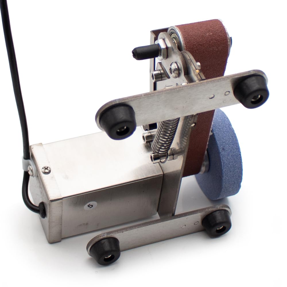 Aiguiseur de Couteaux électrique, Ponceuse à Bande Automatique étanche pour La Maison, Machine D'affûtage de Couteaux Humides Multifonctionnelle 5000-10000Tr/min