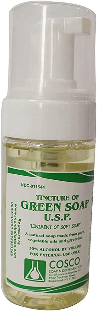 Tattoo Green Soap U.S.P Liniment Of Soft Soap 100ml