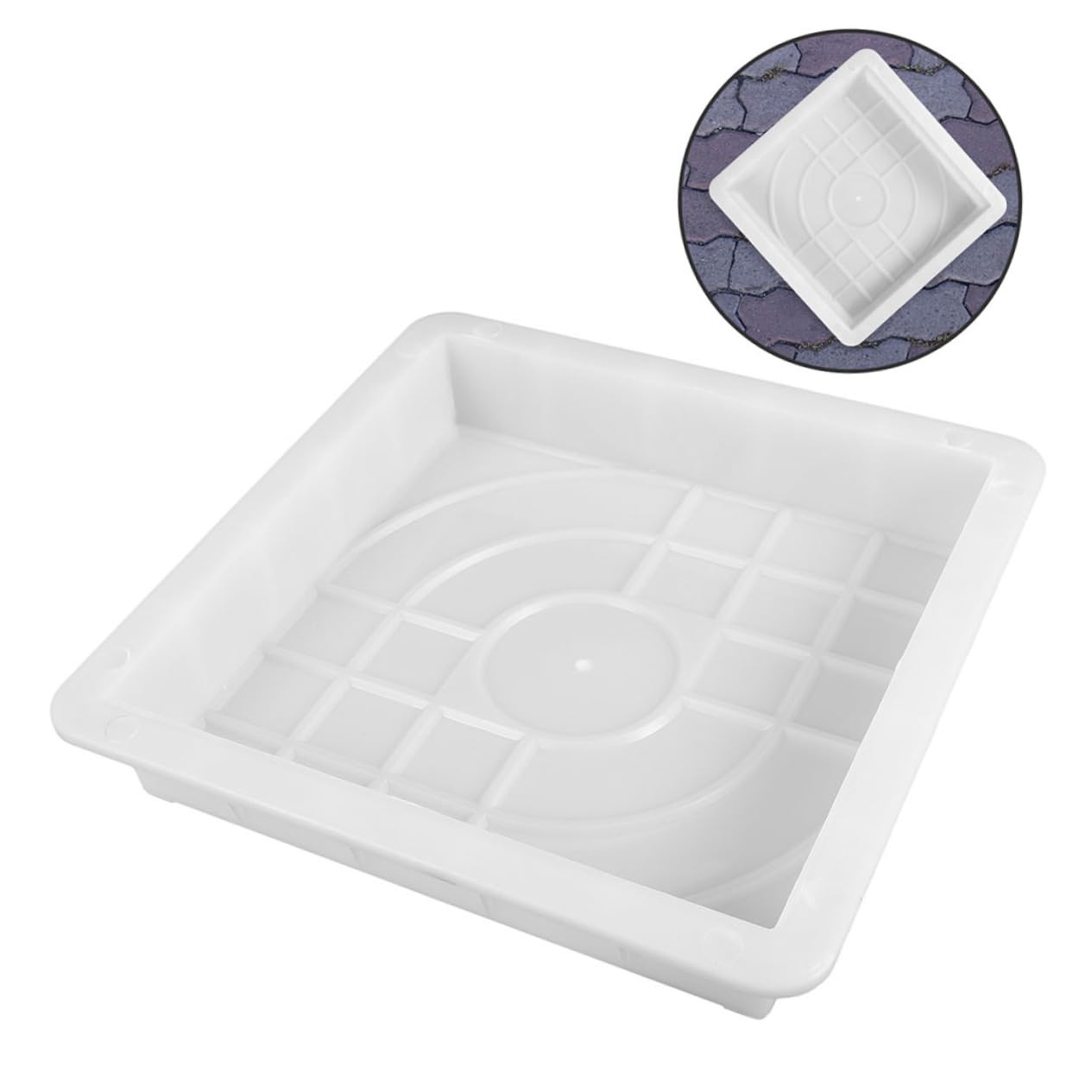 3Pcs Paver Molds for DIY Stepping Stones Concrete Molds for Outdoor Garden Pathways Easy to Use Durable and Versatile Designs for Sidewalks Patios