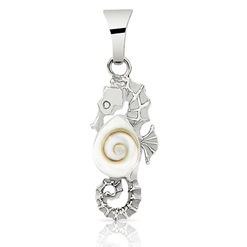 Planetys Colgante Caballito de Mar Ojo de santa Lucia Shiva Plata de Ley 925