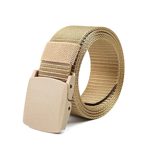 Ceinture en nylon anti-pression pour homme avec boucle automatique