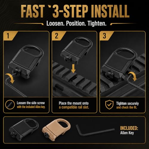 Image of QD Sling Mount and Swivel Accessories