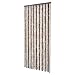 vidaXL Cortina Mosquitera Marrón Beige 90x220 cm Tela Antimosquitos Insectos