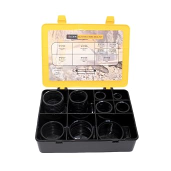 LX Hydraulics 4C-4784 D-Ring Kit | SAE J2643 Certified NBR 90 Duro | Compatible with CAT Caterpillar Excavator Hydraulic Systems Replaces 2701535 & 4C4784 | 80pc Oil-Resistant Hose Fitting Seals