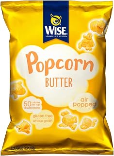 Wise Foods Air Popped Butter Popcorn 6 oz. Bag (4 Bags)