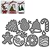 Produktbild Weihnachten Winter Metall Stanzschablone Scrapbooking Prägeschablonen Stanzformen Schablonen Für DIY Scrapbooking Album Schneiden Schablonen Papier Karten Sammelalbum Dekor
