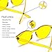 WearMe Pro - Colorful One Piece Transparent Round Super Retro Sunglasses