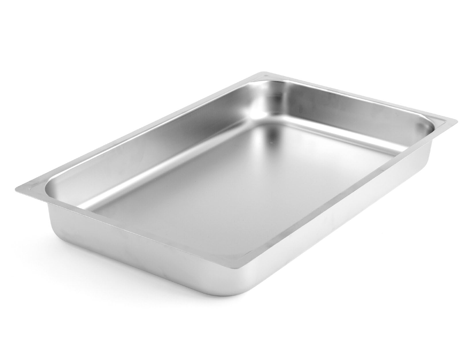 H&H Baking Sheet, Stainless Steel with Flat Edge, Stainless Steel, 53 x 32.5 x 6.5 cm