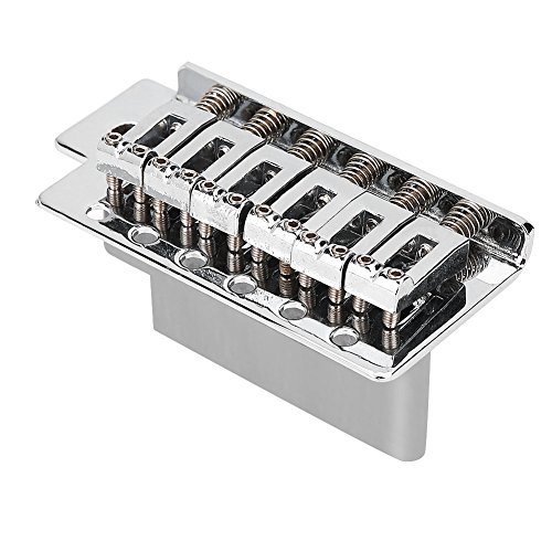 Liga de zinco 6 cordas ponte tremolo guitarra elétrica com barra de peças de reparo para stratocaste