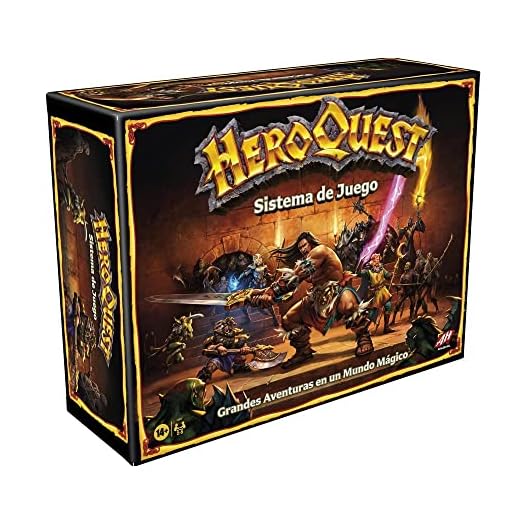 Hasbro Gaming Avalon Hill - Sistema de Juego HeroQuest - Juego de Aventuras en Mazmorras para 2 a 5 Jugadores a Partir de 14 años