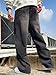 DFGIGT Hip Hop Baggy Jeans for Men Stylish Wide Leg Skater Jeans Loose Fit Denim Pants Streetwear Y2k 2000s Jinco Extra Oversized Relaxed Extreme Skateboard,A20 Black,Medium
