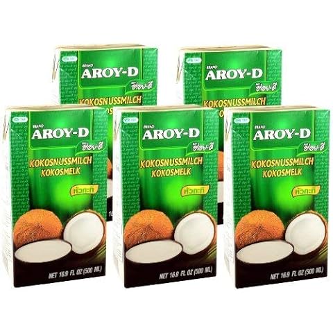 Aroy-D - Leche de coco - Paquete de 5 Cover
