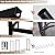 KYATE 4ft Firewood Rack Outdoor with Cover Fireplace Wood Storage Heavy Logs Stand Stacker Holder Strong Lumber Racks Outside for Courtyard Patio