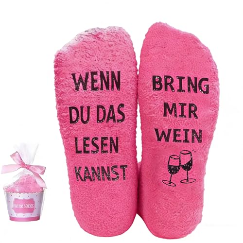 Lustige Socken Damen Geschenk für Frauen Mama Oma,Kuschelsocken Witzige Stoppersocken,Geburtstagsgeschenk Muttertagsgeschenk Valentinstag Geschenke,Weihnachtsgeschenke,Geschenkideen Freundin Schwester
