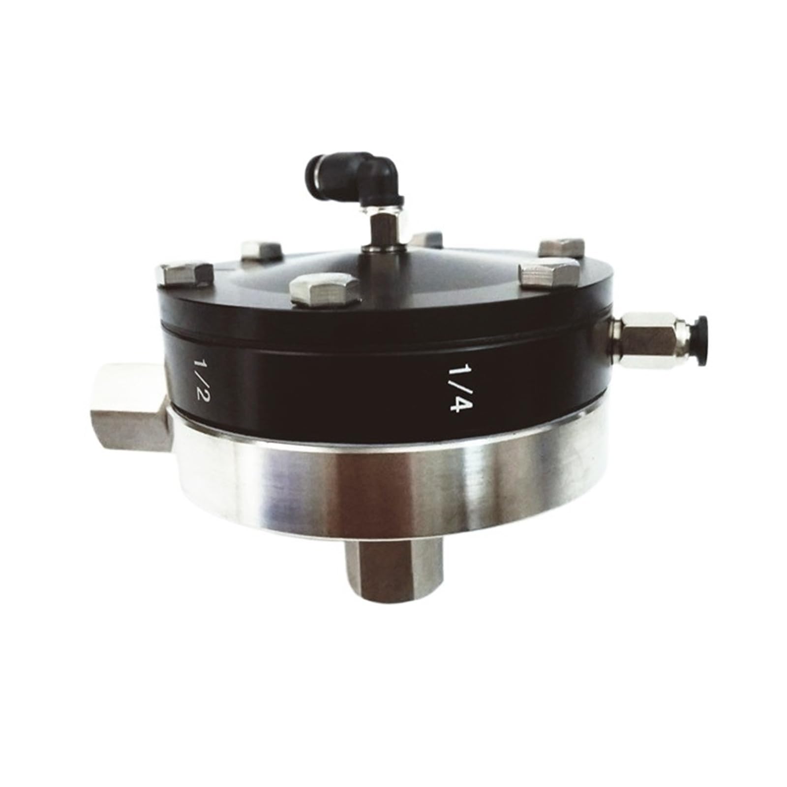 Belovek One Color Hgb-510-R4 Flow Proportional Small Automatic Remote Pneumatic Regulating Back Pressure Control Valve(Little Black Turtle)