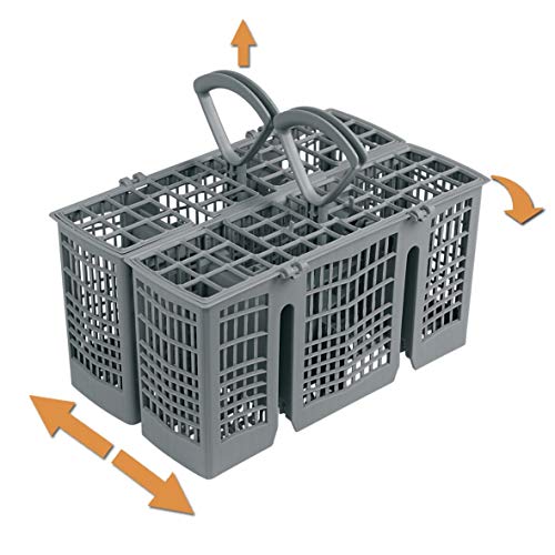 ORIGINAL Bosch Siemens 00418280 418280 Besteckkorb Korb Geschirrkorb 230 x 148 x 180 mm grau Geschirrspüler Spülmaschine